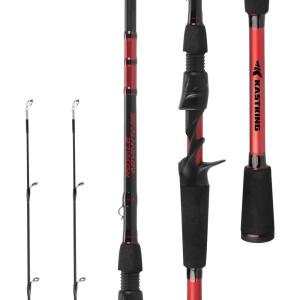 imageKastKing Royale Advantage Fishing Rod Spinning Rod ampamp Casting Rod IM6 Graphite Blanks 2Pieces Rods with Extra Tip SectionKastFlex Technology Power Transition System EVA HandleDcast 73 H Fast 2pcs Extra Tip