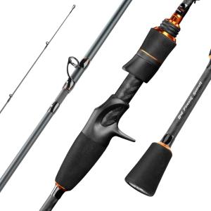 imageKastKing Zephyr Spin and Bait Finesse Fishing Rod Lightweight Casting ampamp Spinning Rods IM6 Graphite Blanks Cast Lure Down to 164oz Zirconia Ring Split Reel Seat EVA Handle Alignment MarkerBait Finesse69 L Fast 3pcs