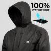 imageKastKing AquaLite Waterproof Rain Suit for Men and Women Loose Fit Lightweight Durable Outdoor Gear for Fishing HikingBlack