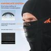 imageKastKing ClimaGuard BalaclavaWinter Face Mask for Men with Adjustable Nose Clip for SkiingSnowmobilingIce FishingA Black