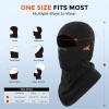 imageKastKing ClimaGuard BalaclavaWinter Face Mask for Men with Adjustable Nose Clip for SkiingSnowmobilingIce FishingA Black