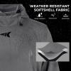 imageKastKing Mountain Mist Fishing Hoodie Water Resistant Windproof Breathable Fleece Lining BuiltIn Neck Gaiter ampamp Thumb HolesDark Grey