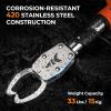 imageKastKing Paradox 11quot Stainless Steel Lip Grip with Integrated Scale CorrosionResistant NonSlip Handle Swivel Jaws 32lbs Scale Design Durable Fishing Tool for Safe Easy Catch ampamp ReleaseB 11 Pistol Lip Grip