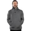 imageKastKing Mountain Mist Fishing Hoodie Water Resistant Windproof Breathable Fleece Lining BuiltIn Neck Gaiter ampamp Thumb HolesDark Grey