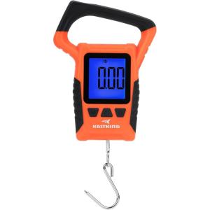 imageKastKing Fish Scale WideView Floating Waterproof Digital Scale 25 Large LCD Display 110lb Capacity MultiMode PoundOunces ampamp Kilograms Stores up to 9 Weights
