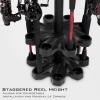 imageKastKing V16 Fishing Rod Rack  Fishing Pole Rack Holds Up to 16 Fishing Rods or Combos Lightweight and Durable ABS Construction SpaceSaving Fishing Rod Holders for GarageV16