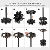 imageKastKing V16 Fishing Rod Rack  Fishing Pole Rack Holds Up to 16 Fishing Rods or Combos Lightweight and Durable ABS Construction SpaceSaving Fishing Rod Holders for GarageV16
