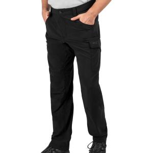 imageKastKing Wind Crest Fishing Hiking Pants Water Repellent Lightweight Mens Travel Climbing Pants UPF 50 Stretch MaterialOnyx Black