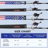 imageKastKing MeshGuard Rod Socks Fishing Rod Sleeve Neoprene Fishing Pole Sleeve Fishing Rod Covers Builtin Hanging Loop ampamp Adjustable Lanyard Fits Casting Spinning ampamp Fly RodsFlag 1 Pcs