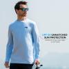 imageKastKing UPF 50 Fishing Shirts for Men Long Sleeve Fishing Hiking Shirt Breathable Moisture Wicking Sun Shirts for MenKlight Bluereel