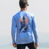 imageKastKing UPF 50 Fishing Shirts for Men Long Sleeve Fishing Hiking Shirt Breathable Moisture Wicking Sun Shirts for MenLchambray Blue