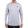 imageKastKing UPF 50 Fishing Shirts for Men Long Sleeve Fishing Hiking Shirt Breathable Moisture Wicking Sun Shirts for MenMgraybass