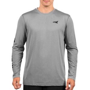 imageKastKing UPF 50 Fishing Shirts for Men Long Sleeve Fishing Hiking Shirt Breathable Moisture Wicking Sun Shirts for MenCheather Gray