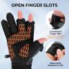 imageKastKing Mountain Mist Cold Winter Weather Fishing Gloves for Men and Women  Ideal for Ice Fishing Photography or HuntingGray