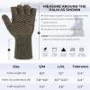 imageKastKing Bully Wooly Convertible Mittens  Premium Wool Fingerless Fishing Gloves with Magnetic FlipTop Fleece Lining NonSlip Grip ExtraLong Cuff 4Way Stretch Cold Weather Winter GearOlive Green