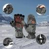imageKastKing PolarBlast Convertible Ice Fishing Gloves Cold Weather Mittens and Fingerless Gloves with 3M Thinsulate Ideal for Ice Fishing PhotographyBlackout