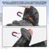 imageKastKing PolarBlast Convertible Ice Fishing Gloves Cold Weather Mittens and Fingerless Gloves with 3M Thinsulate Ideal for Ice Fishing PhotographyBlackout