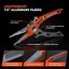 imageKastKing AlumaStream 75quot Aluminum Fishing Pliers Crossover Pliers Wacky ampamp Neko Rig Pliers With ORing Storage Fishing Gear Fishing Gifts for Men CorrosionResistant Saltwater ampamp Freshwater PliersB75 Aluminum Pliers  Wacky  Neko Rig Pliers