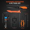 imageKastKing ToughTide Fishing Tool Kit Rechargeable Digital Fish Scale with Lip Grip ampamp Tape Measure 7 Fillet Knife with Sheath ampamp Sharpener 8 Split Ring Fishing Pliers5pc Fishing Tool Kit