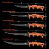 imageKastKing Ultimate Angler 7quot Fillet Knife Razor Sharp Corrosionresistant Vanadium Stainless Steel Blade Fishing Knife Includes Sheath with Sharpener ampamp Line Cutter EnduraGrip Ergonomic HandleD9 Fillet Knife