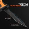 imageKastKing Ultimate Angler 7quot Fillet Knife Razor Sharp Corrosionresistant Vanadium Stainless Steel Blade Fishing Knife Includes Sheath with Sharpener ampamp Line Cutter EnduraGrip Ergonomic HandleA5 Bait Knife