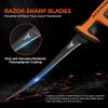 imageKastKing Ultimate Angler 7quot Fillet Knife Razor Sharp Corrosionresistant Vanadium Stainless Steel Blade Fishing Knife Includes Sheath with Sharpener ampamp Line Cutter EnduraGrip Ergonomic HandleC7 Flex Fillet Knife