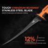 imageKastKing Ultimate Angler 7quot Fillet Knife Razor Sharp Corrosionresistant Vanadium Stainless Steel Blade Fishing Knife Includes Sheath with Sharpener ampamp Line Cutter EnduraGrip Ergonomic HandleC7 Flex Fillet Knife