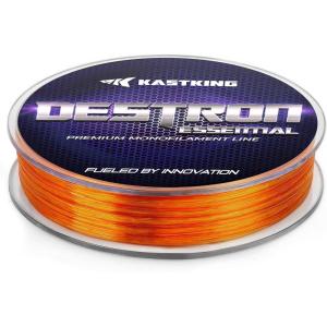 imageKastKing Destron Essential Monofilament Fishing Line Advanced Polymer Coating for High Abrasion Resistance Super Smooth High Strength Low Memory Mono Line Fresh and Saltwater FishingLava