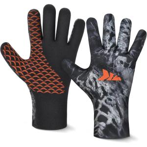 imageKastKing IceRiver Fishing Gloves 100 Waterproof Gloves for Men amp Women Cold Weather Fishing amp Outdoor Sports Ideal for Ice Fishing amp Winter ActivitiesPrym1 Blackout