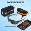 imageKastKing Gauley Polarized Sunglasses With PuriVex Protective Lens CoatingUV 400 and Wrap Design Sport Fishing SunglassesC Matte Obsidian Boulder Camo Frame  Smoke