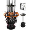 imageKastKing V16 Fishing Rod Holder for Garage Floor Rack Holds Up to 16 Rods amp Combos SpaceSaving Fishing Pole Organizer with Protective Foam Durable ABS Fishing Gear amp Accessories Gift for MenV16 wRotaing Base
