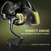 imageKastKing Sharky Spinning Reel  521 amp 621 Gear Ratios Carbon Fiber Drag 33395LB 101 Stainless Bearings Lightweight Nylitech Body Oversize Shaft for Saltwater amp Freshwater621Sharky X