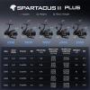 imageKastKing Spartacus II Plus Spinning Reel  IPX5 Waterproof FreshwaterSaltwater Fishing Reel 22LB Drag 521 Gear Ratio 71 Stainless Steel Bearings Instant AntiReverse Anodized Aluminum Spool4000