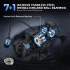 imageKastKing Spartacus II Plus Spinning Reel  IPX5 Waterproof FreshwaterSaltwater Fishing Reel 22LB Drag 521 Gear Ratio 71 Stainless Steel Bearings Instant AntiReverse Anodized Aluminum Spool3000