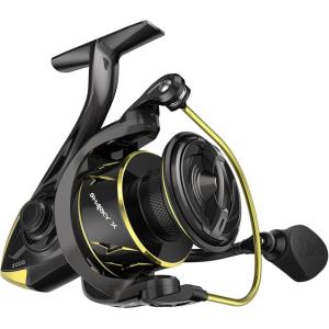 imageKastKing Sharky Spinning Reel  521 amp 621 Gear Ratios Carbon Fiber Drag 33395LB 101 Stainless Bearings Lightweight Nylitech Body Oversize Shaft for Saltwater amp Freshwater621Sharky X