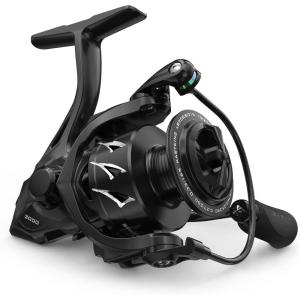 imageKastKing Spartacus II Plus Spinning Reel  IPX5 Waterproof FreshwaterSaltwater Fishing Reel 22LB Drag 521 Gear Ratio 71 Stainless Steel Bearings Instant AntiReverse Anodized Aluminum Spool3000