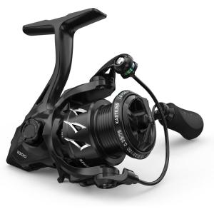 imageKastKing Spartacus II Plus Spinning Reel  IPX5 Waterproof FreshwaterSaltwater Fishing Reel 22LB Drag 521 Gear Ratio 71 Stainless Steel Bearings Instant AntiReverse Anodized Aluminum Spool1000