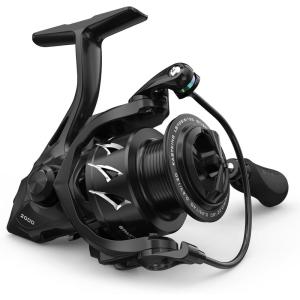 imageKastKing Spartacus II Plus Spinning Reel  IPX5 Waterproof FreshwaterSaltwater Fishing Reel 22LB Drag 521 Gear Ratio 71 Stainless Steel Bearings Instant AntiReverse Anodized Aluminum Spool2000