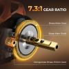 imageKastKing Lethal Blaze Baitcasting Fishing Reel 731 HighSpeed Gear Ratio LowProfile Baitcaster Lightweight Glass FiberInfused Nylon Frame Freshwater amp Inshore Bass Fishing ReelRight Shiny Orange 731