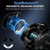 imageKastKing Spartacus II Plus Baitcasting Reel DualBalance Magnetic Braking System 801 HighSpeed Gear Ratio Ultralight 6 oz 71 MaxiDur DoubleShielded Ball Bearings Fishing ReelsLeft801