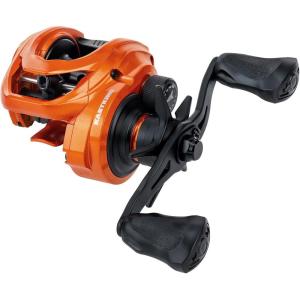 imageKastKing Lethal Blaze Baitcasting Fishing Reel 731 HighSpeed Gear Ratio LowProfile Baitcaster Lightweight Glass FiberInfused Nylon Frame Freshwater amp Inshore Bass Fishing ReelLeft Shiny Orange 731