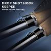 imageKastKing Megatron Titanium Telescopic Casting amp Spinning Fishing Rods IM7 Graphite Travel Rod with Titanium Solid Tip Power Transition System for Freshwater and Inshore FishingSpin 66 M Fast