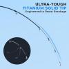 imageKastKing Megatron Titanium Telescopic Casting amp Spinning Fishing Rods IM7 Graphite Travel Rod with Titanium Solid Tip Power Transition System for Freshwater and Inshore FishingSpin 70 M Fast