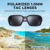 imageKastKing Alanta Polarized Sunglasses With PuriVex Protective Lens CoatingUV400 Women Sunglasses for Cycling Driving FishingC Gloss Black Frame  Gradient Smoke