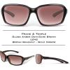 imageKastKing Alanta Polarized Sunglasses With PuriVex Protective Lens CoatingUV400 Women Sunglasses for Cycling Driving FishingF Dark Brown Frame  Gradient Brown