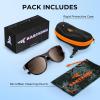 imageKastKing Alsea Polarized Bifocal Sports Sunglasses With PuriVex Protective Lens CoatingGrilamid FrameWomen SunglassesBrown Havanna Frame  Gardient Brown
