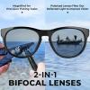 imageKastKing Alsea Polarized Bifocal Sports Sunglasses With PuriVex Protective Lens CoatingGrilamid FrameWomen SunglassesGloss Black Frame  Smoke