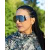 imageKastKing Etowah Polarized Sports Fishing Sunglasses With PuriVex Protective Lens Coating Rimless Wrap Design Men WomenA Gloss Crystal Frame  Copper Silver Mirror