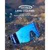 imageKastKing Etowah Polarized Sports Fishing Sunglasses With PuriVex Protective Lens Coating Rimless Wrap Design Men WomenC Gloss Navy Blue Demi Frame  Smoke Ice Blue Mirror