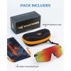 imageKastKing Etowah Polarized Sports Fishing Sunglasses With PuriVex Protective Lens Coating Rimless Wrap Design Men WomenH Matte Smoke Crystal Frame  Copper Burgundy Mirror